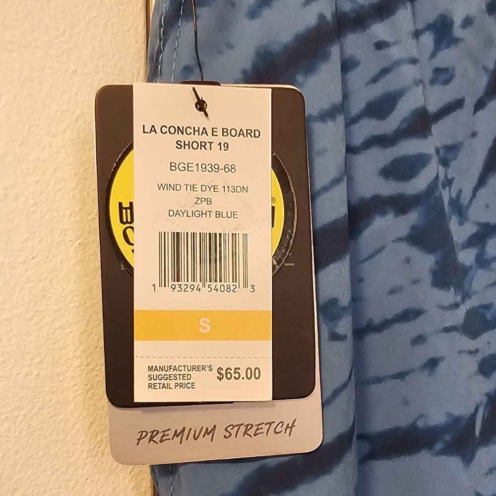 🩳 NWT Body Glove La Concha Wind Tie Dye Board Shorts Swim Trunks Shorts Size S - Picture 7 of 8